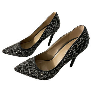 Delicacy Shoes Women's Size 8 Rhinestone Pointed Toe Stiletto Heels Belinda-98